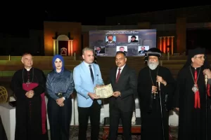 إحتفالاً بذكرى دخول العائلة المقدسة ومباركتها لأرض الشرقية ... محافظ الشرقية يشهد فعاليات المنتدي السياحي الدولي الأول لمسار العائلة المقدسة بمنطقة آثار تل بسطا بالزقازيق 67 - جريدة المساء