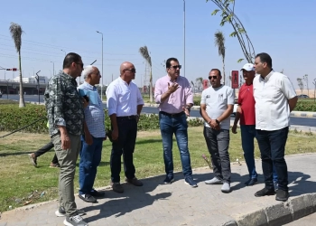 رئيس جهاز العاشر من رمضان يجري جولة ميدانية موسعة بعدد من الأحياء لمتابعة أعمال الزراعة والنظافة وتنسيق الموقع 31 - جريدة المساء