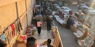 محطة مترو المرج ..سوق عشوائية للباعة الجائلين !! 1 - جريدة المساء