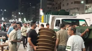 محافظة الجيزة: إزالة ١٢٠٠ حالة إشغال للكافيهات خلال حملة مسائية بالمريوطية واللبيني 29 - جريدة المساء