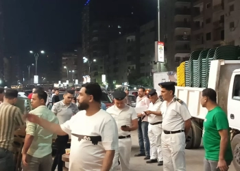 محافظة الجيزة: إزالة ١٢٠٠ حالة إشغال للكافيهات خلال حملة مسائية بالمريوطية واللبيني 17 - جريدة المساء