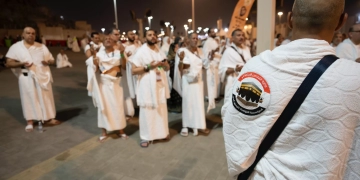 في مخيمات حجاج الجمعيات الأهلية: لا صوت يعلو فوق صوت التلبية والدعاء 1 - جريدة المساء حج الجمعيات الأهلية