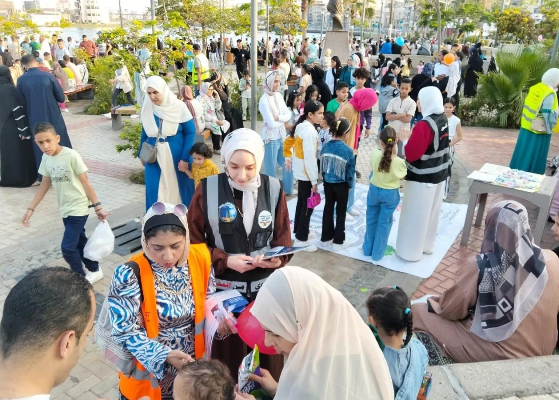 "السلم والدخان".. مبادرة توعوية تجوب الحدائق في عيد الأضحى للتصدي للإدمان 18 - جريدة المساء