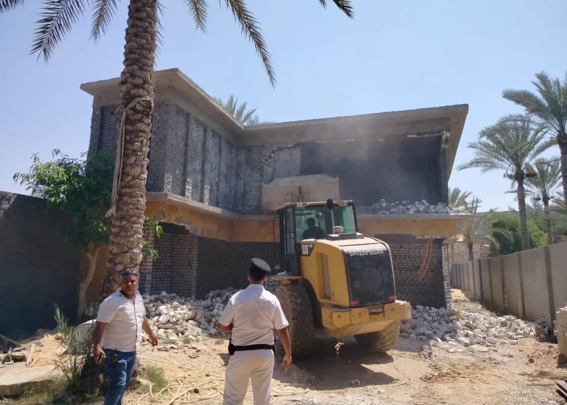 محافظة الجيزة: إزالة ١٣ حالة بناء مخالف على أراضي الدولة بمركز كرداسة 19 - جريدة المساء