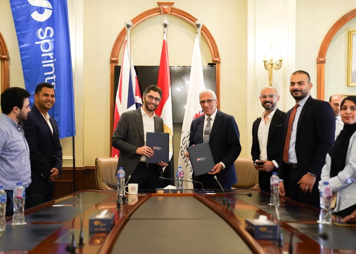 اتفاقية لتمكين الشباب وتأهيلهم لسوق العمل بين منصة سبرنتس التعليمية والجامعة البريطانية في مصر (BUE) 19 - جريدة المساء