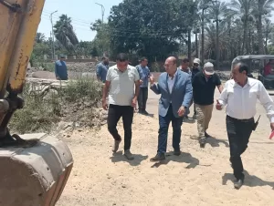 بالصور.. تفاصيل الجولة الميدانية لنائب محافظ الجيزة بمركز البدرشين 33 - جريدة المساء