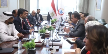 د. خالد عبدالغفار استقبل رئيس مجلس إدارة "برجيل القابضة" لبحث فرص الإستثمار الصحي وتوطين الصناعات الطبية 1 - جريدة المساء