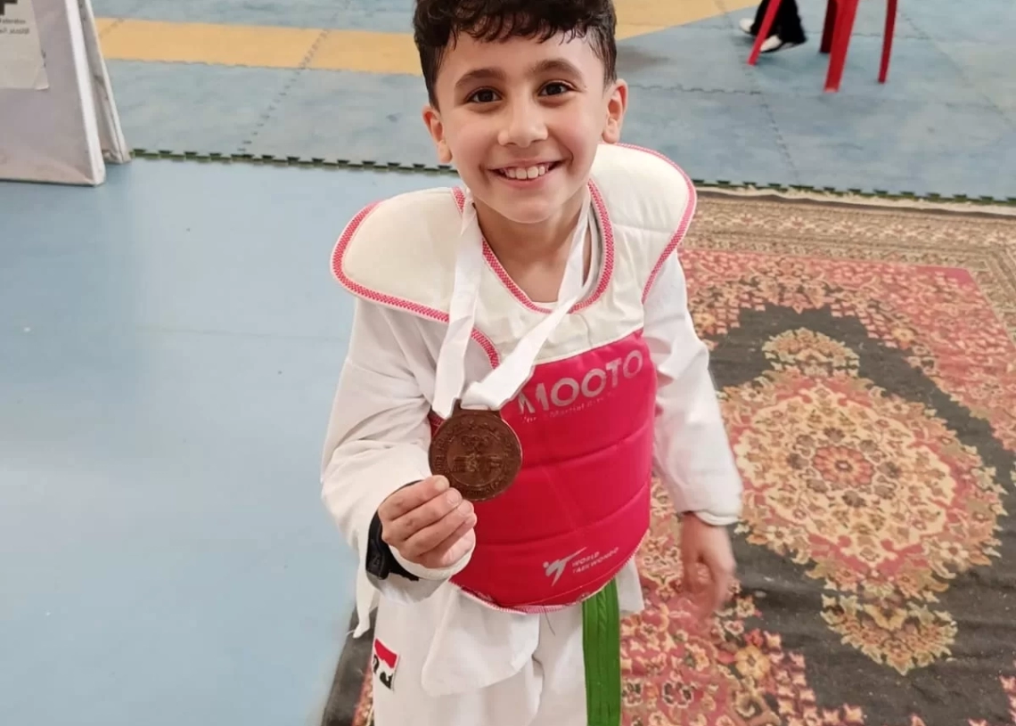 زياد يونس  يحصل على الميدالية البرونزية  للجمهورية  للتايكواندو  تحت سن 10 سنوات 19 - جريدة المساء