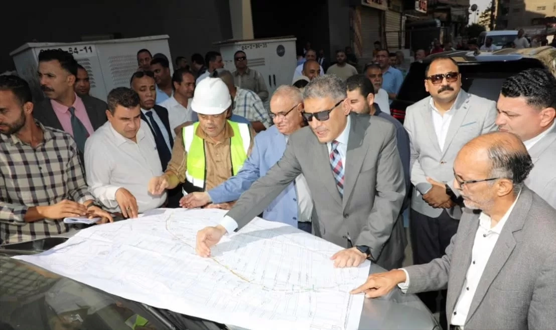 محافظ الجيزة يتفقد مشروع الصرف الصحي بكفر طهرمس: يخدم أكثر من 100 ألف مواطن ببولاق والهرم 19 - جريدة المساء