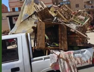 إزالة 9 حالات تعد بالبناء ورفع 21 حالة إشغال بالقنطرة غرب 23 - جريدة المساء