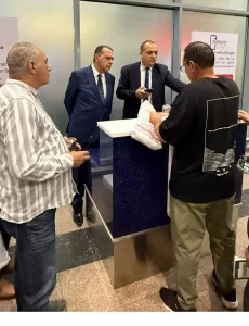 نائب وزير المالية ورئيس مصلحة الجمارك يقومان بجولة ميدانية بمطار القاهرة 20 - جريدة المساء
