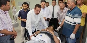 حالتا وفاة و11 مصابا في حادث الطريق الإقليمي بمنشأة القناطر.. بمستشفي الباجور 1 - جريدة المساء