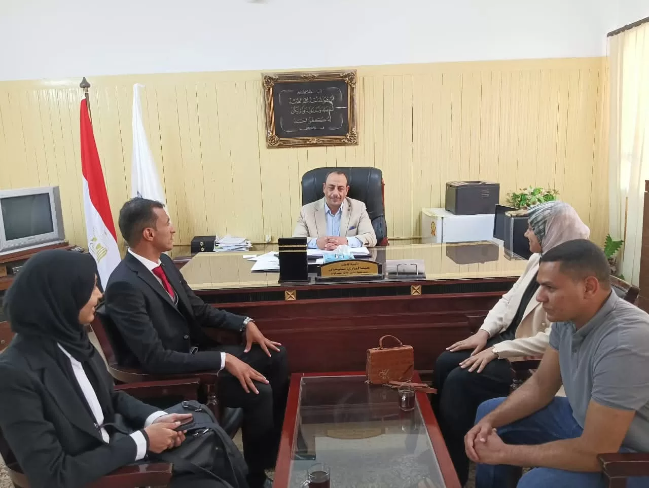 عميد "حقوق قنا" يستقبل المعيدين الجدد 31 - جريدة المساء