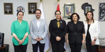 المستشارة أمل عمار تستقبل وفدا من مشروع تعزيز فرص المرأةفى التصنيع الزراعي 1 - جريدة المساء