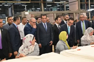 وضع حجر الأساس مصنع للغزل بالعاشر من رمضان استثمارات تركية جديدة تعزز قطاع المنسوجات.. توفر أكثر من 1600 فرصة عمل 22 - جريدة المساء وضع حجر الأساس مصنع للغزل بالعاشر من رمضان استثمارات تركية جديدة تعزز قطاع المنسوجات.. توفر أكثر من 1600 فرصة عمل 21 - جريدة المساء