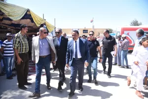 إنطلاق أولى قوافل مبادرة "مطروح الخير" لتقديم  الخدمات الشاملة لأهالي القصر  22 - جريدة المساء