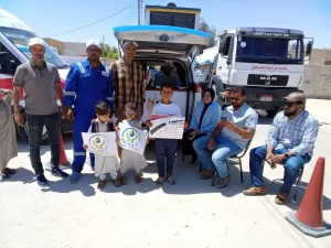 مياه مطروح تشارك في قافلة مطروح الخير بمنطقة القصر 21 - جريدة المساء