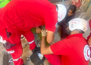 فرق الهلال الأحمر تتدخل لإنقاذ مصابين في انهياري شبرا ومصر القديمة 18 - جريدة المساء