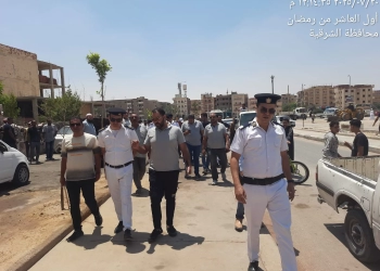 حملة موسعة بالعاشر من رمضان لإزالة الإشغالات بعدد من الأحياء 16 - جريدة المساء