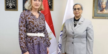 أمل عمار تبحث مع سفيرة سلوفاكيا بالقاهرة سبل التعاون وتبادل الخبرات 1 - جريدة المساء