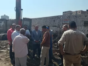 نائب محافظ الجيزة يتفقد مشروع الصرف الصحي بالمتربة والحفرية بأوسيم 21 - جريدة المساء
