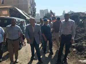 نائب محافظ الجيزة يتفقد مشروع الصرف الصحي بالمتربة والحفرية بأوسيم 29 - جريدة المساء