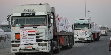 الهلال الأحمر: 135 شاحنة مساعدات جديدة تدخل إلى غزة عبر كرم أبو سالم 2 - جريدة المساء الهلال الأحمر: 135 شاحنة مساعدات جديدة تدخل إلى غزة عبر كرم أبو سالم 1 - جريدة المساء