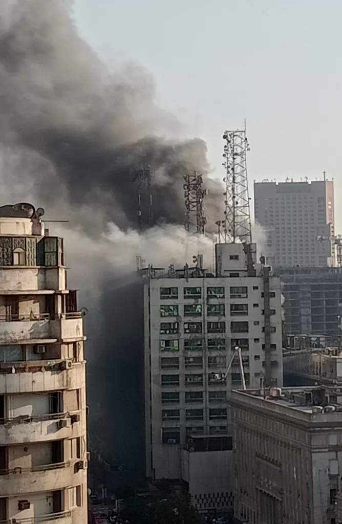 السيطرة الكاملة على حريق سنترال رمسيس دون خسائر بشرية 19 - جريدة المساء