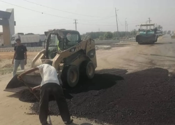 صيانة وإصلاح المطبات الهوائية على طريق الإسماعيلية ـ بورسعيد 33 - جريدة المساء