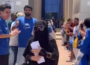 ممر شرفي للدكتورة منار العراقى بكلية الصيدلة جامعة القناة  22 - جريدة المساء