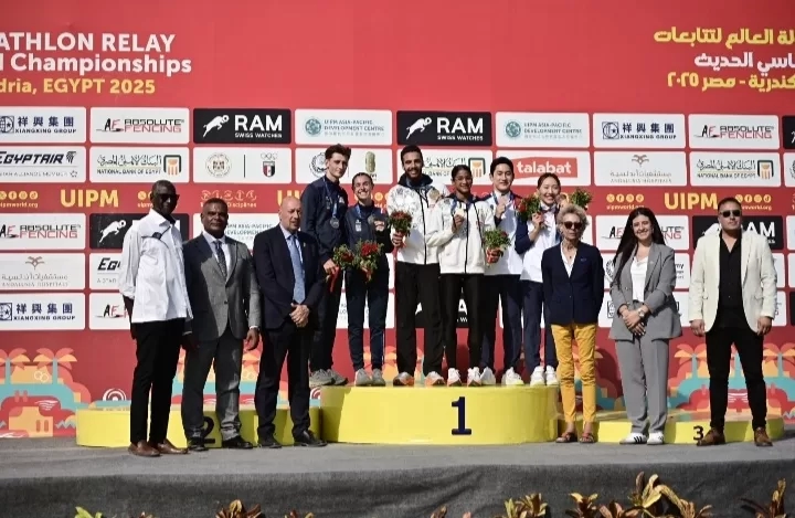 فريدة خليل ومهند شعبان يتوجان بذهبية المختلط للكبار ببطولة العالم للخماسي الحديث 19 - جريدة المساء