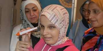 "بصيرة" تنظم تجربة فريدة للمكفوفين بمتحف الفن الإسلامي بالقاهرة 1 - جريدة المساء مؤسسة بصيرة خلال النشاط