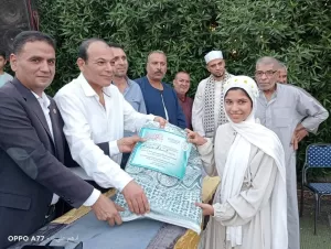 "لاشين" يشارك في حفل تكريم حفظة القرآن الكريم بقرية الأحراز بمناسبة المولد النبوي الشريف 35 - جريدة المساء
