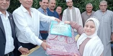 "لاشين" يشارك في حفل تكريم حفظة القرآن الكريم بقرية الأحراز بمناسبة المولد النبوي الشريف 1 - جريدة المساء