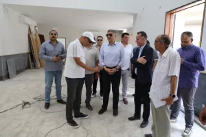 بالصور.. محافظ الجيزة يتفقد أعمال التطوير بمحيط مستشفى بولاق الدكرور العام 33 - جريدة المساء