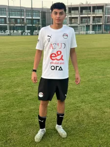 يوسف هيثم الملاح لاعب ريال اوفييدو الاسباني 