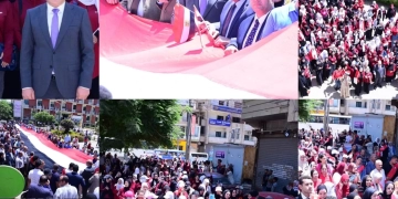 بـ ٣٠٠٠ طالب وطالبة..جامعة سوهاج تشارك بالاستحقاق الانتخابى لمجلس الشيوخ في مسيرة حاشدة 1 - جريدة المساء