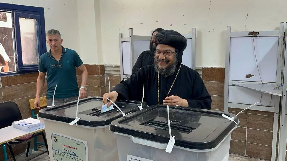 الأنبا بافلي يدلي بصوته بالشيوخ 2025: نقف مع بلدنا دائمًا 15 - جريدة المساء