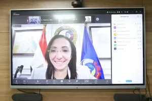 رئيس القومي للمرأة تتابع مع محافظ البحيرة سير العملية الانتخابية بغرفة العمليات المركزية بالمجلس 21 - جريدة المساء