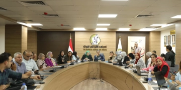 رئيس القومي للمرأة تتابع مع محافظ البحيرة سير العملية الانتخابية بغرفة العمليات المركزية بالمجلس 1 - جريدة المساء