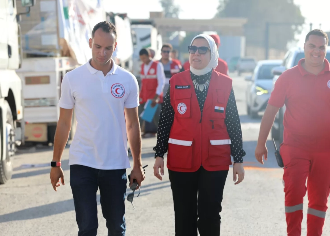 د. آمال إمام، المديرة التنفيذية للهلال الأحمر المصرى
