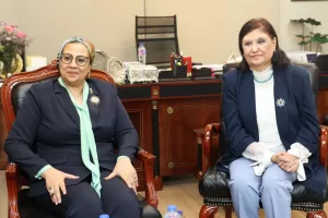 رئيسة القومي للمرأة تستقبل نائب رئيس جامعة الأزهر لبحث سبل التعاون بين الجانبين 26 - جريدة المساء