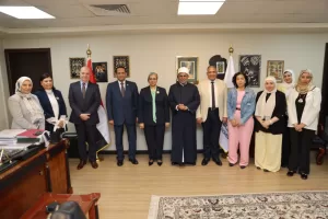 رئيسة القومي للمرأة تستقبل نائب رئيس جامعة الأزهر لبحث سبل التعاون بين الجانبين 22 - جريدة المساء