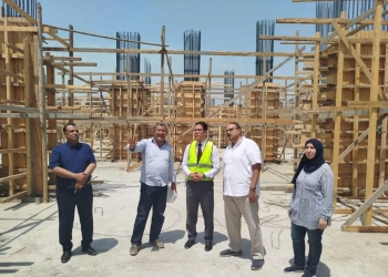 "الجيزاوي" يتابع نسب تنفيذ المشروعات الجديدة بجامعة بنها 31 - جريدة المساء