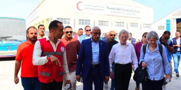 وفد "الحكماء" يتفقد المراكز اللوجستية ومعبر رفح ويشيد بدعم مصر لغزة 1 - جريدة المساء