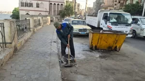 محافظ الجيزة يكلف بمضاعفة حملات النظافة عقب انكسار الموجة الحارة 23 - جريدة المساء