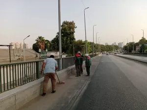 محافظ الجيزة يكلف بمضاعفة حملات النظافة عقب انكسار الموجة الحارة 35 - جريدة المساء