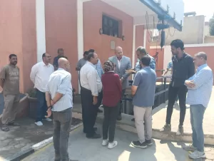 نائب محافظ الجيزة يتفقد مشروعات الصرف الصحي بحي جنوب وقري أبوالنمرس 21 - جريدة المساء