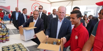 الهلال الأحمر يستعرض آليات المساعدات بمراكزه اللوجستية في العريش 1 - جريدة المساء