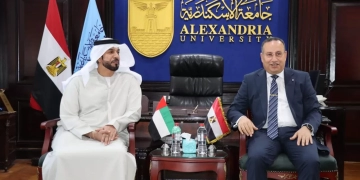 جامعة الإسكندرية تبحث مع الإمارات افتتاح فرعها الجديد في أبوظبي 1 - جريدة المساء